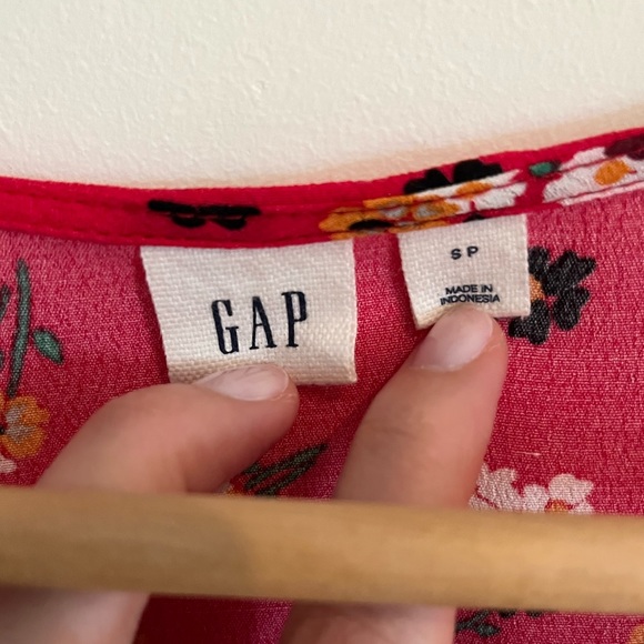 Gap floral print midi wrap dress - Picture 7 of 9